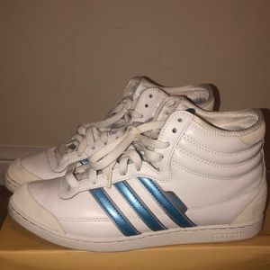 Adidas high top tennis shoes